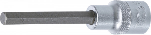 Bit-Einsatz | Länge 100 mm | Antrieb Innenvierkant 12,5 mm (1/2") | Innensechskant 8 mm