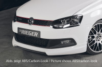 Rieger Spoilerschwert matt schwarz für VW Polo 6 GTI (6R) 3-tür. 05.10-01.14 (bis Facelift) Ausführung: Schwarz matt