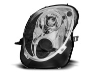 Scheinwerfer passend für Alfa Romeo Mito 08-19 mit Tagfahrlicht Chrome Scheinwerfer passend für Alfa Romeo Mito 08-19 mit Tagfahrlicht Chrome