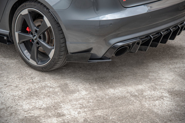 Robuste Racing Heck Ansatz Flaps Diffusor +Flaps Für Audi RS3 8V Sportback