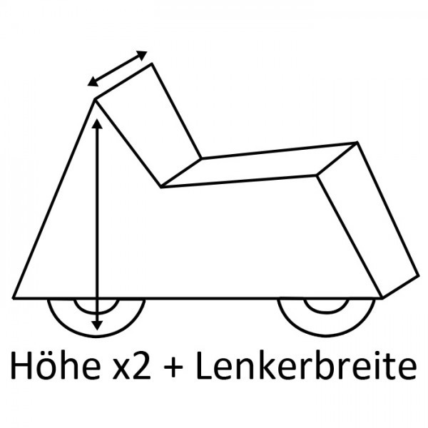 Abdeckplane "Indoor" blau Größe S bis 250 ccm