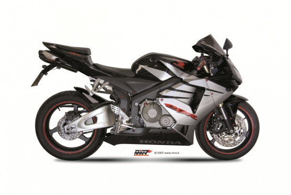 MIVV Suono Edelstahl Schwarz Honda CBR 600 RR 05-06