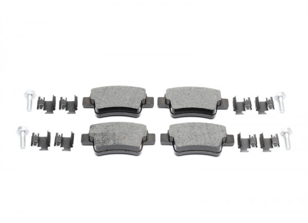 Bosch Bremsbelagsatz für Scheibenbremsen Hinterachse passend für Fiat Punto/Grande Punto (199)