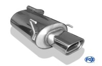 FOX Endschalldämpfer passend für Mercedes CLK Typ 208 - 135x80 Typ 53 FOX Endschalldämpfer passend für Mercedes CLK Typ 208 - 135x80 Typ 53