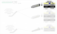 Arrow Race-Tech Endschalldämpfer Aluminium passend für Kawasaki Z 750 / Z 750 S Arrow Race-Tech Endschalldämpfer Aluminium passend für Kawasaki Z 750 / Z 750 S