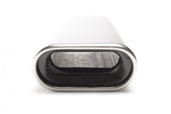 TA Technix Endrohr Edelstahl 70 x 140mm flach / oval