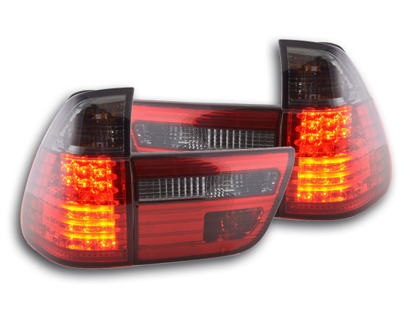 LED Rückleuchten Set BMW X5 Typ E53 98-02 schwarz/rot