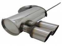 Novus Sportauspuff passend für BMW E90/E91 325i/330i 2x76mm MS-Design Novus Sportauspuff passend für BMW E90/E91 325i/330i 2x76mm MS-Design