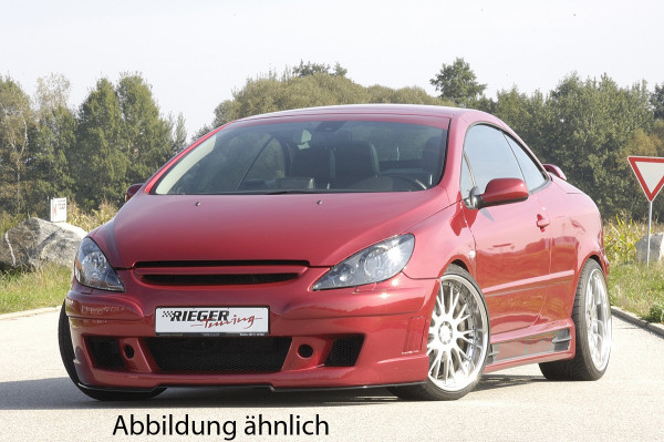 Rieger Spoilerstoßstange für Peugeot 307 Cabrio CC 04.01-04.05 (bis Facelift)