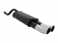 Novus Sportauspuff passend für Renault Clio 2 2x76mm DTM Novus Sportauspuff passend für Renault Clio 2 2x76mm DTM