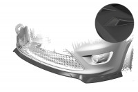 Cup-Spoilerlippe mit ABE passend für Ford Focus MK2 ST (2007–2010) Cup-Spoilerlippe mit ABE passend für Ford Focus MK2 ST (2007–2010)