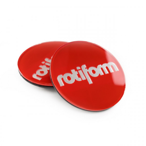 Rotiform Emblem für Zentralverschluss in Rot / Silber