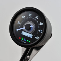 Daytona Digitaltacho New Velona 60 Typ A bis 140 km/h, schwarz, LED weiß Daytona Digitaltacho New Velona 60 Typ A bis 140 km/h, schwarz, LED weiß