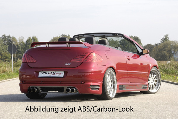 Rieger Heckansatz passend für Peugeot 307 Cabrio CC 04.01–04.05