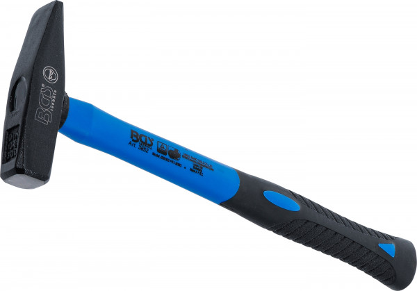 Schlosserhammer 300 g mit Fiberglasstiel nach DIN 1041