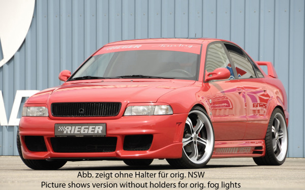 Rieger Spoilerstoßstange RS-Four-Look für Audi A4 (B5) Avant 99-12.00
