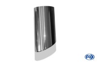 FOX Anschweißendrohr Typ 38 oval 115x85 mm Edelstahl FOX Anschweißendrohr Typ 38 oval 115x85 mm Edelstahl