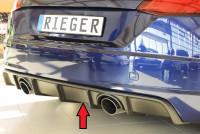 Rieger Heckeinsatz passend für Audi TT 8J-FV/8S Coupé 07.14-08.18 Rieger Heckeinsatz passend für Audi TT 8J-FV/8S Coupé 07.14-08.18