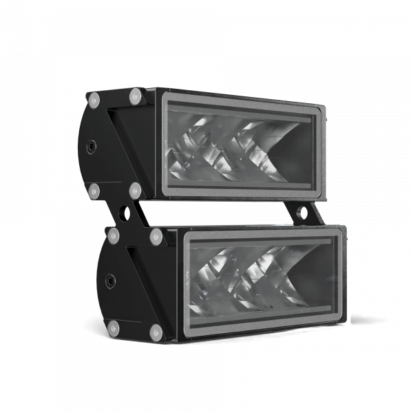 HIGHSIDER LED Scheinwerfer Ultimate Schwarz mit Z-Halter, e-geprüft