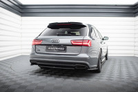 Heckansatz Audi A6 / A6 C7 S-line/ S6 C7 Facelift Schwarz Hochglanz