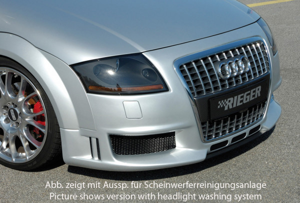 Rieger Spoilerstoßstange R-Frame matt schwarz für Audi TT (8N) Coupé