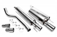 TA Technix Edelstahlanlage 2x76mm passend für Opel Corsa B TA Technix Edelstahlanlage 2x76mm passend für Opel Corsa B