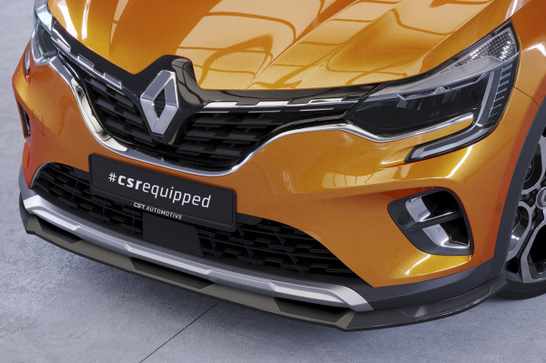 Cup-Spoilerlippe mit ABE für Renault Captur 2 CSL637 Schwarz Strukturiert