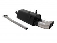 Novus Sportauspuff passend für BMW 3er E36 320 / 323 2x90mm DTM Novus Sportauspuff passend für BMW 3er E36 320 / 323 2x90mm DTM