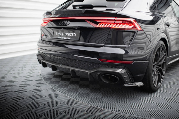 Carbon Fiber Diffusor Heck Ansatz Für Audi RSQ8 Mk1