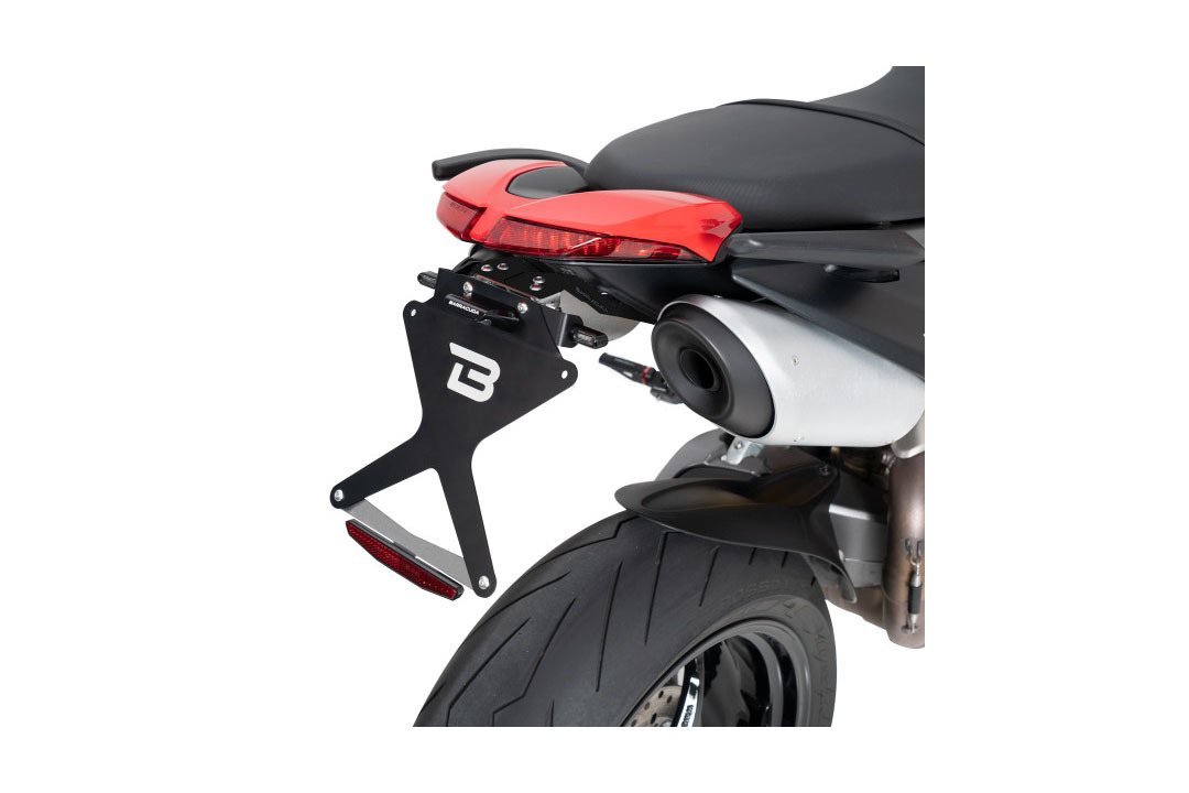 Barracuda Kennzeichenhalter für Ducati Hypermotard 950 Modelljahr 2020-21, Kennzeichenhalter, Verkleidung, Motorrad Tuning