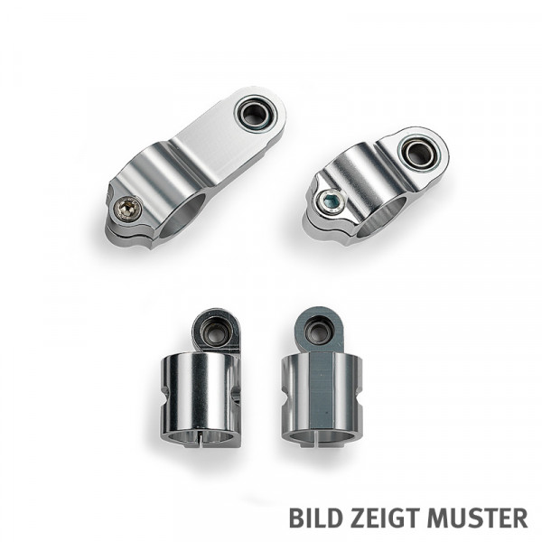 Bitubo Kugelgelenk für Lenkungsdämpfer mit Innengewinde M8 silber