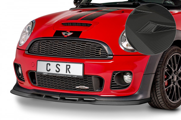 Cup-Spoilerlippe mit ABE für Mini R56 John Cooper Works CSR-CSL454-M Carbon Look Matt