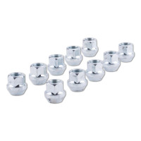 ST Radmutter M14x1,5x25 KE 60° offen SW 19 silber (10 Stk.) ST Radmutter M14x1,5x25 KE 60° offen SW 19 silber (10 Stk.)