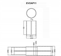 TA Technix Auspuff-Anschlussadapter 42mm TA Technix Auspuff-Anschlussadapter 42mm