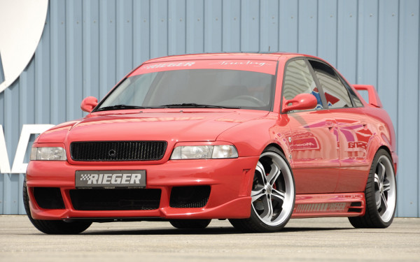 Rieger Spoilerstoßstange RS-Four-Look für Audi A4 (B5) Avant 11.94-98