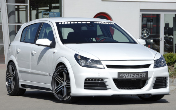 Rieger Spoilerstoßstange für Opel Astra H Twin-Top Cabrio 09.05-