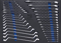 Werkstattwageneinlage 3/3: Maulschlüssel / Ringschlüssel – 35-tlg. Werkstattwageneinlage 3/3: Maulschlüssel / Ringschlüssel – 35-tlg.