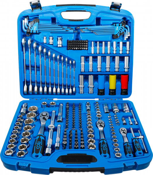 BGS Steckschlüssel-Satz Wellenprofil 218-tlg. Super Lock