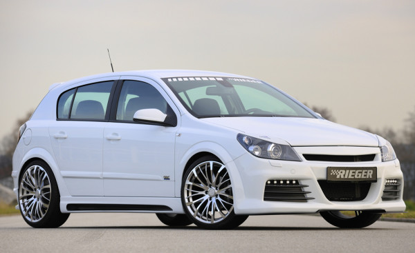 Rieger Spoilerstoßstange für Opel Astra H Twin-Top Cabrio 09.05-