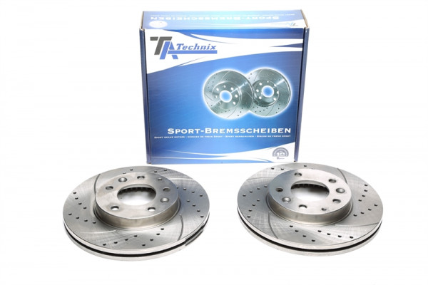 TA Technix Sport Bremsscheiben Satz Vorderachse passend für Mazda 323F VI / 323S VI / 626 V SW / Maz