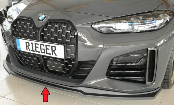 Rieger Spoilerschwert matt schwarz für BMW 4er G26 (G4C) Gran Coupé (5-tür.) 07.20-