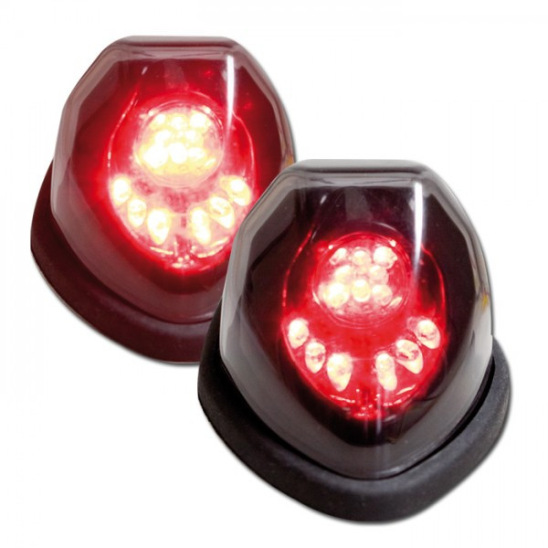 LED-Rücklicht "Punch" getönt schwarz E-geprüft