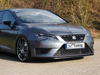 Cup Frontspoilerlippe für Seat Leon 3 5F ab Bj. 2012- Ausführung: Matt schwarz