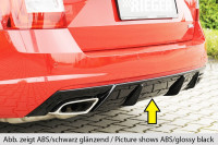 Rieger Heckeinsatz carbon look für Skoda Octavia RS (5E) Lim. 06.13-01.17 (bis Facelift)
