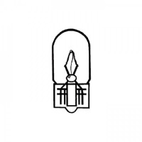 Glassockellampe T10 12V 3W Ø=10x28mm W2,1x9,5d passend für Yamaha & Ducati Glassockellampe T10 12V 3W Ø=10x28mm W2,1x9,5d passend für Yamaha & Ducati