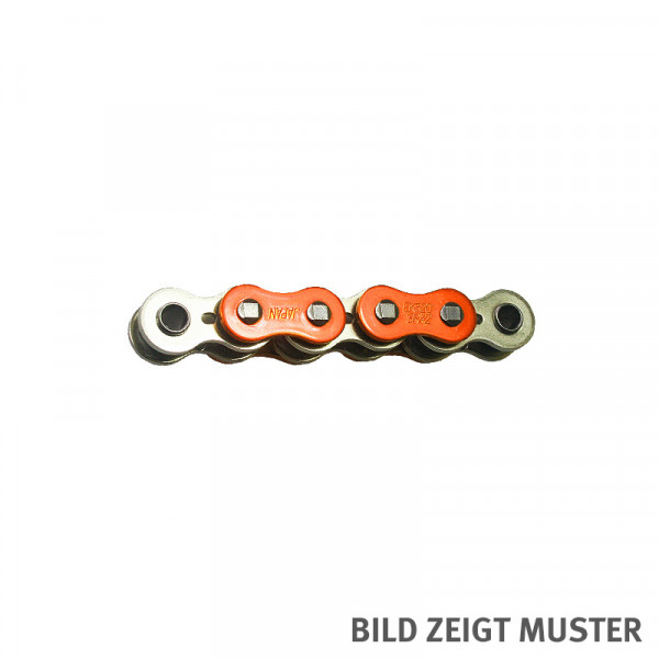 Kette ENUMA MVXZ-2 525 ideale OEM-Ersatzkette - 112 Glieder - Farbe Orange metallic