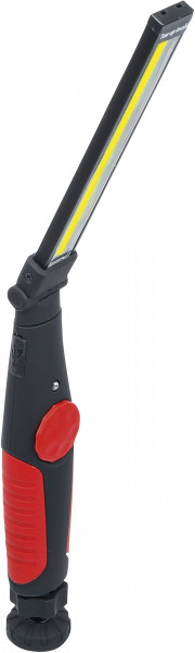 Akku-Knicklampe 5W COB-LED mit Magnetfuß und Helligkeitsregler