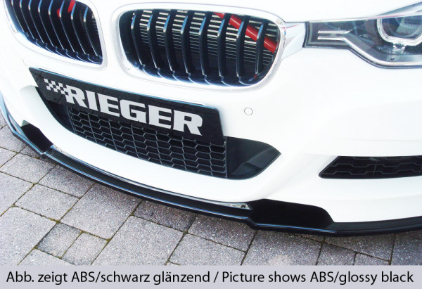 Rieger Spoilerschwert matt schwarz für BMW 3er F30 (3L) Lim. 02.12-06.15 (bis Facelift)