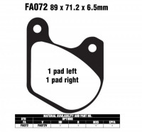 EBC Bremsbeläge passend für Harley Davidson Modelle EBC Bremsbeläge passend für Harley Davidson Modelle