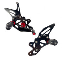 TRACK Fußrastenanlage schwarz passend für Suzuki GSX-R600 2006-10 ABE TRACK Fußrastenanlage schwarz passend für Suzuki GSX-R600 2006-10 ABE